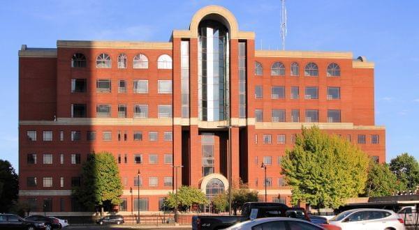 The Sanagamon County Courthouse in Springfield, Illinois.