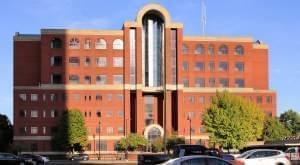 The Sanagamon County Courthouse in Springfield, Illinois.