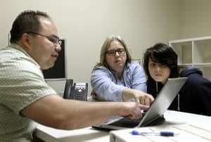 People signing up for ACA insurance. 