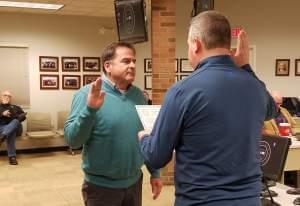 Newly sworn-in Champaign County Board member John Clifford.