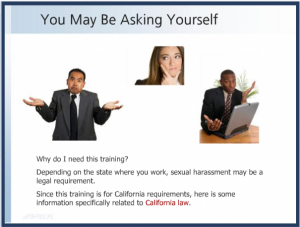 sexual harassment training