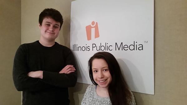 Zanden Duncan, 18, a senior at Central High School in Champaign, and Elizabeth Singer, 17, a senior at University of Illinois Laboratory High School, are among the student organizers of a protest calling for lawmakers to enact stricter gun control me