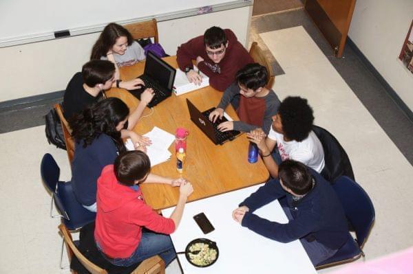 Students at the Illinois Math and Science Academy in suburban Chicago.