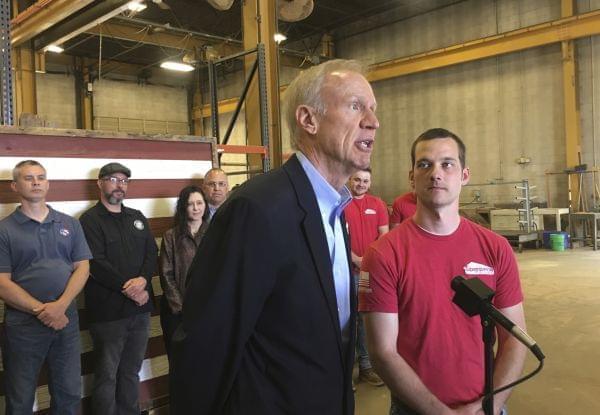 Rauner speaking on Veterans Home in Quincy