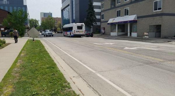 The 300 block of East Green Street, Champaign.