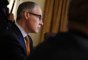 Departing EPA Administrator Scott Pruitt.