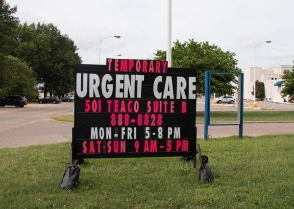 hospital sign