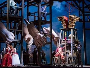 Lyric Opera of Chicago performs Das Rheingold on stage