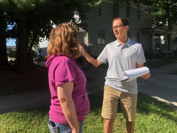 Champaign residents Brenda Koenig and Tod Satterthwaite