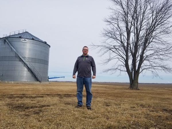 Aaron Phipps farms 2,100 acres in eastern Illinois, two miles from the Indiana border. He's been with Farmers Business Network for three years and fully supports the service.