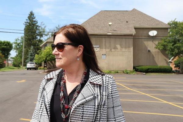 Marilyn Evans stands outside the Women's Med Center of Dayton, where both she and her daughter got abortions.