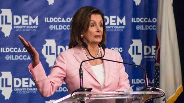 U.S. House Speaker Nancy Pelosi headlined a Democratic brunch Wednesday in Springfield.