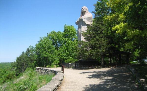 Loredo Taft&#039;s statue, "The Eternal Indian" also known as the Black Hawk statue. 