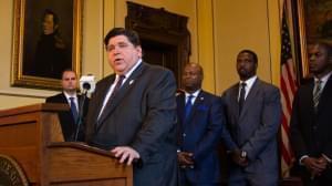 Gov. J.B. Pritzker calls for passage of the Student Athlete Endorsement Act. 