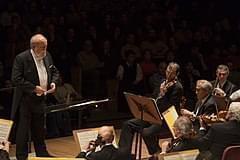 Krzysztof Penderecki conducting.