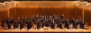 University of Illinois Symphony Orchestra performing on stage.