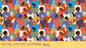 Social Justice Learning by WILL TV Education