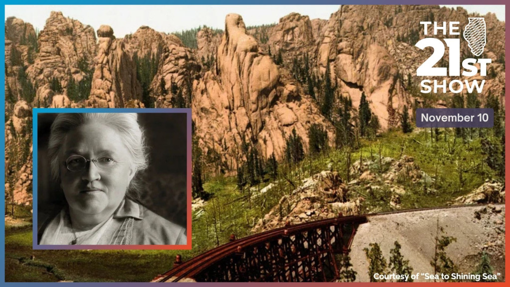 Katharine Lee Bates, the writer of the lyrics for 