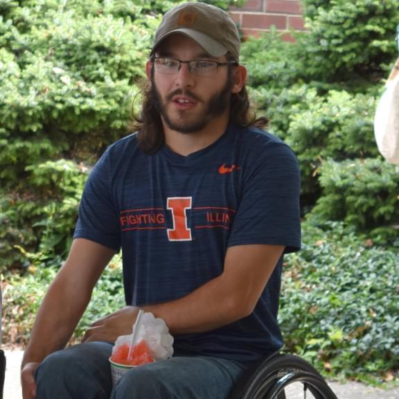 Illini track and field Paralympian Isaiah Rigo