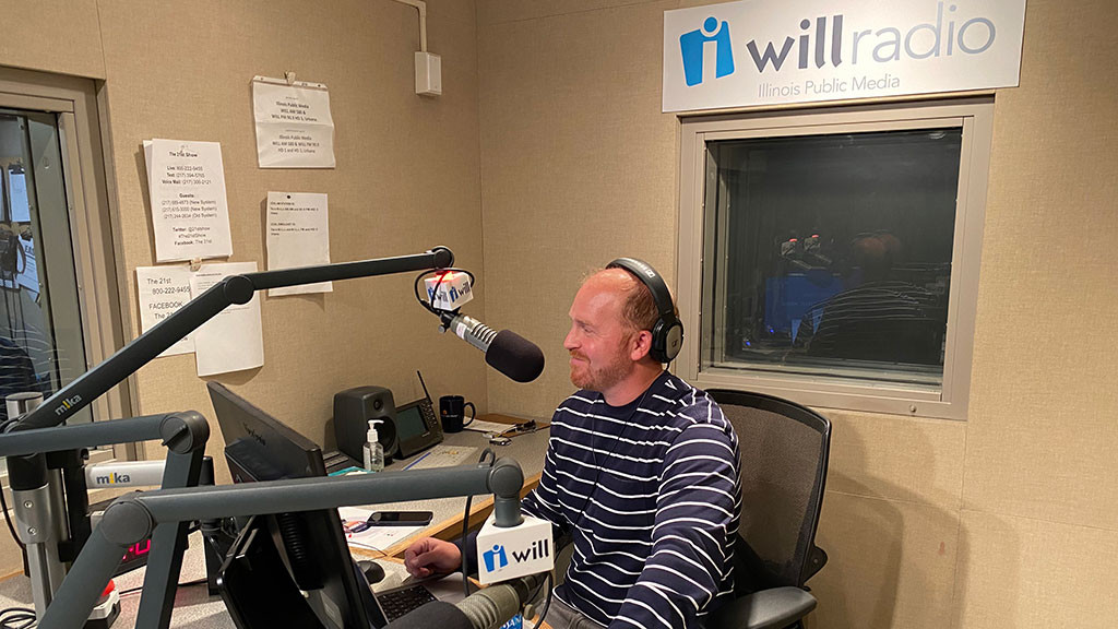 Jeremy Hobson, host of The Middle, at Illinois Public Media, launching October 19, 2022.