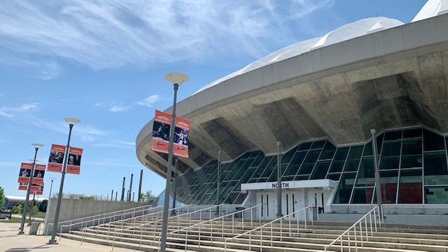 State Farm Center on the University of Illinois campus.