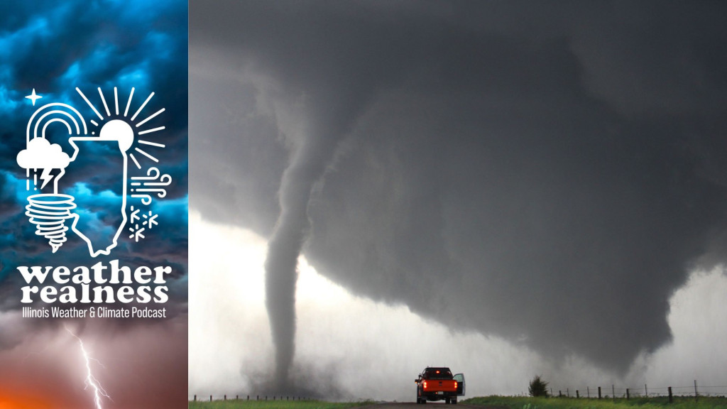 A satellite tornado circulates around a newly formed tornado as we crest a hill. Taken minutes after the twin wedge tornado event that hit Pilger, NE approximately 8 miles West of Pender, NE. 