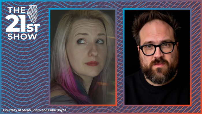 Sarah Sharp (left) is the co-founder of Flyover Film Studios and co-producer and production manager of “Chili Finger”. Luke Boyce is the founder of Shatterglass Studios and writer, editor and director of the upcoming documentary, 