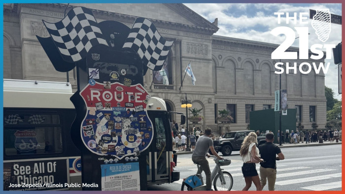 In Illinois, Route 66 starts in the heart of downtown Chicago.
