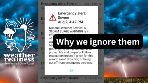 An emergency alert from the National Weather Service.