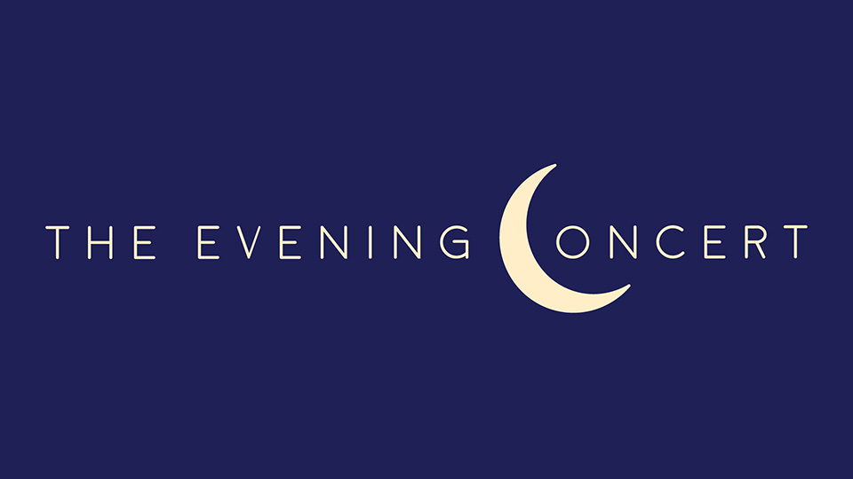 The Evening Concert set on a twilight background